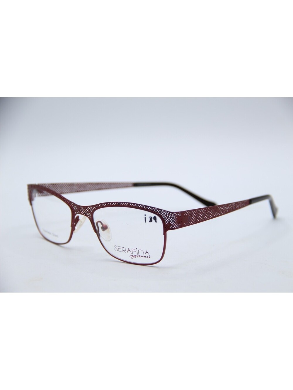 Serafina Bethany Burgundy Brown Authentic Eyeglasses 52-18